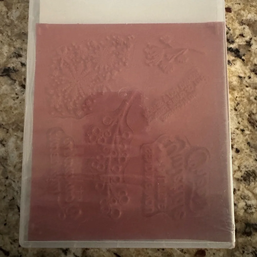 Stampin' Up! Frosted Foliage Cling Stamp Set - Black Designs